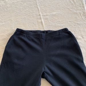 5/$30 Croft and Barrow pull on cotton knit pants with side pockets. Size S